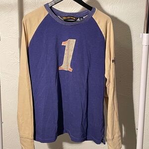 Harley Davidson women's XL Felt letter race jersey